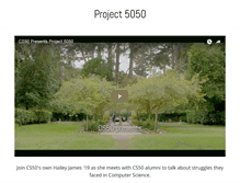 Tablet Screenshot of project5050.org